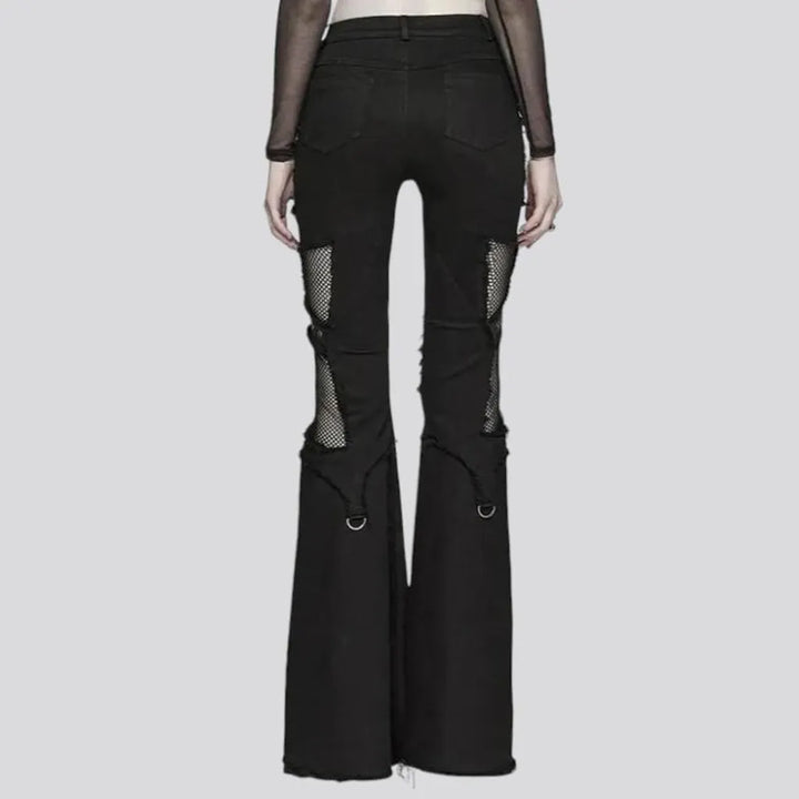 Bootcut gothic jeans
 for ladies