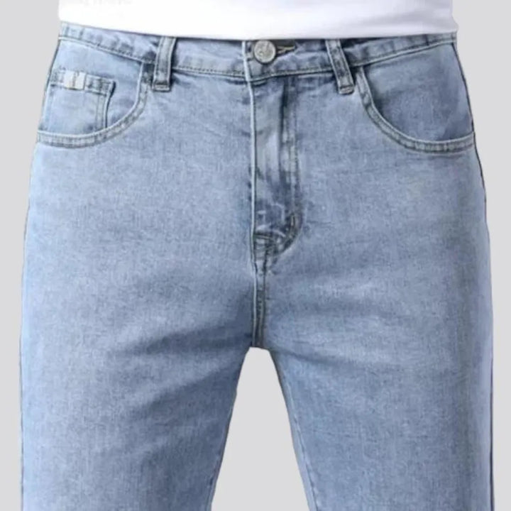 Ankle-length men's thin jeans