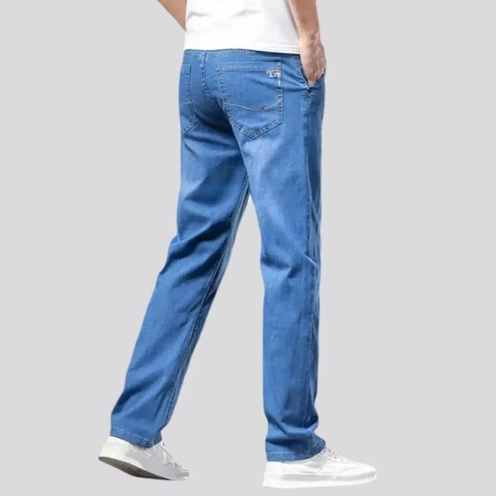 Thin men's lyocell jeans