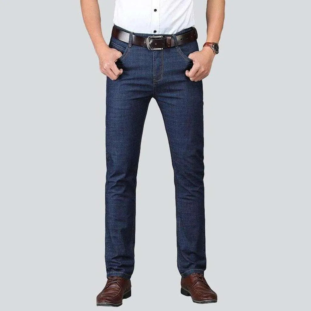 Dark blue slim fit jeans