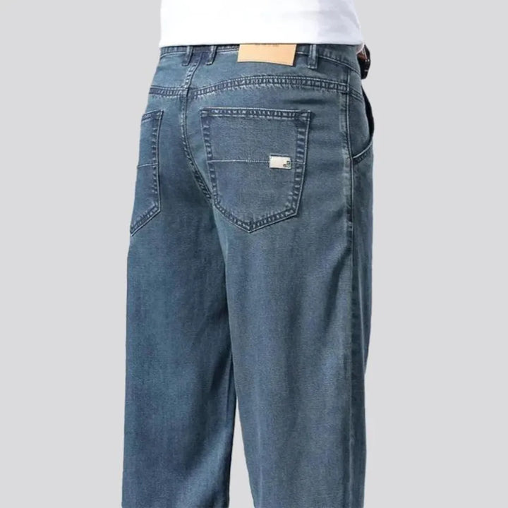 Straight stonewashed jeans
 for men