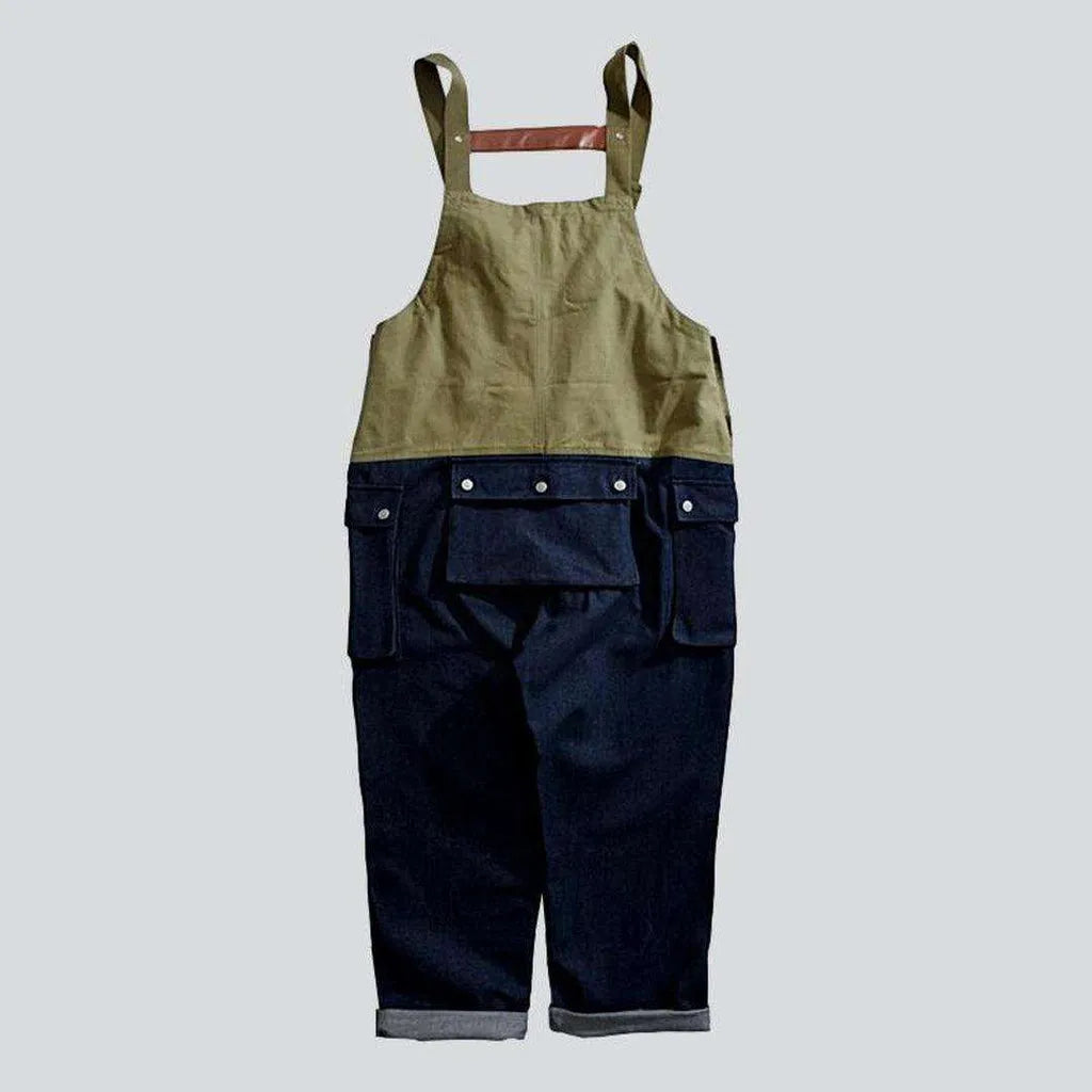 Street style men's jeans overall