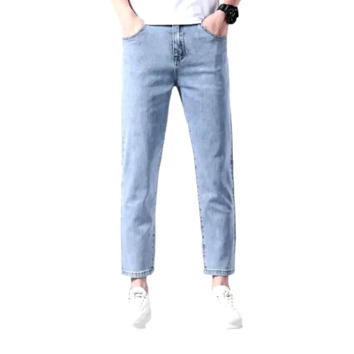 Ankle-length men's thin jeans