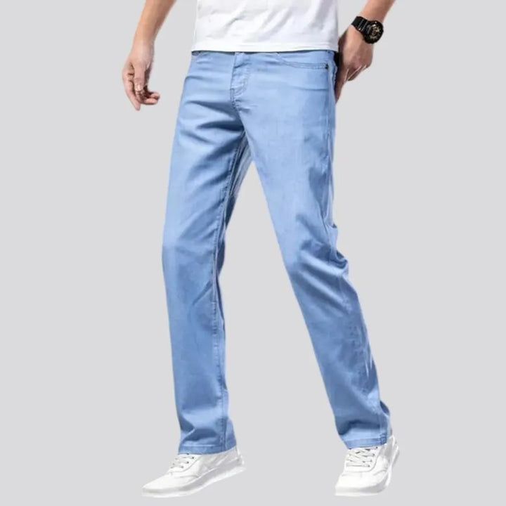 Lyocell men's tapered jeans