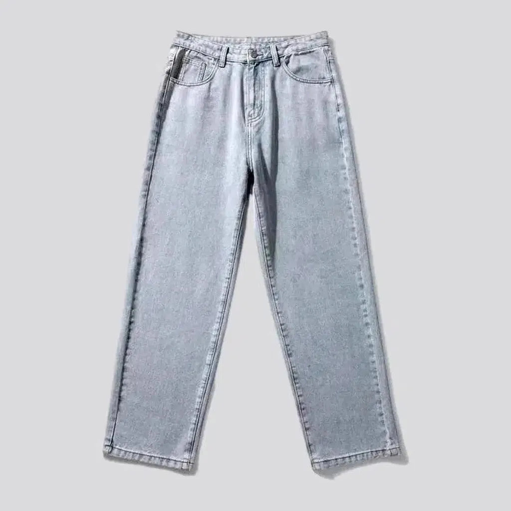 Stonewashed men's jeans