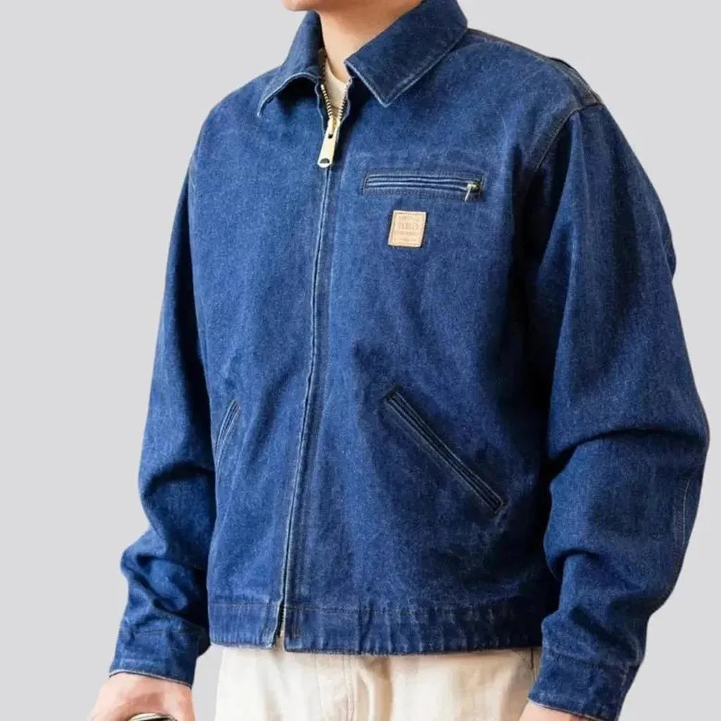 Heavyweight men's jean jacket