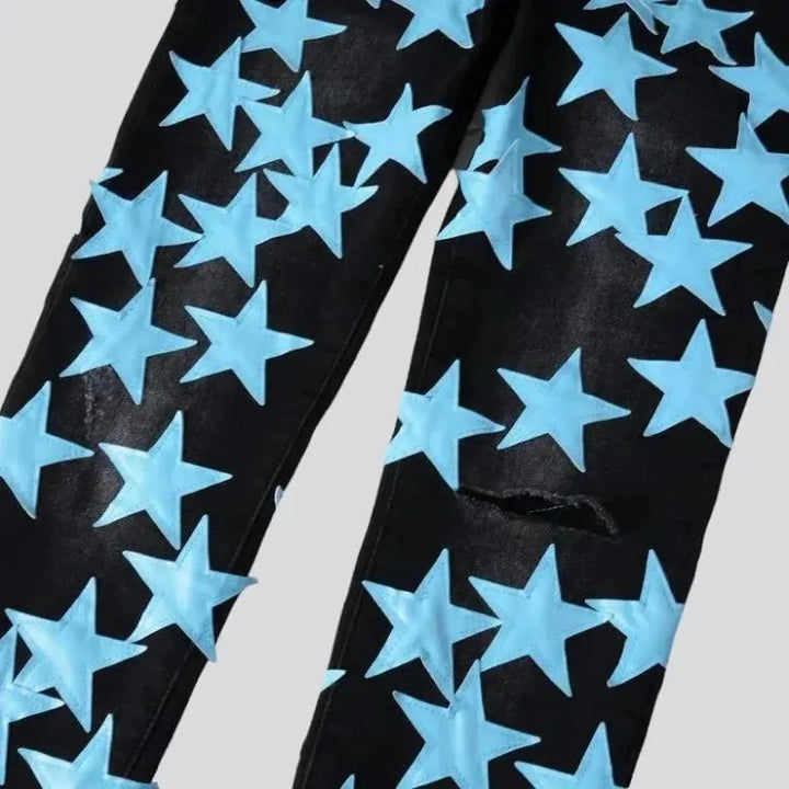 Blue-stars men's jeans