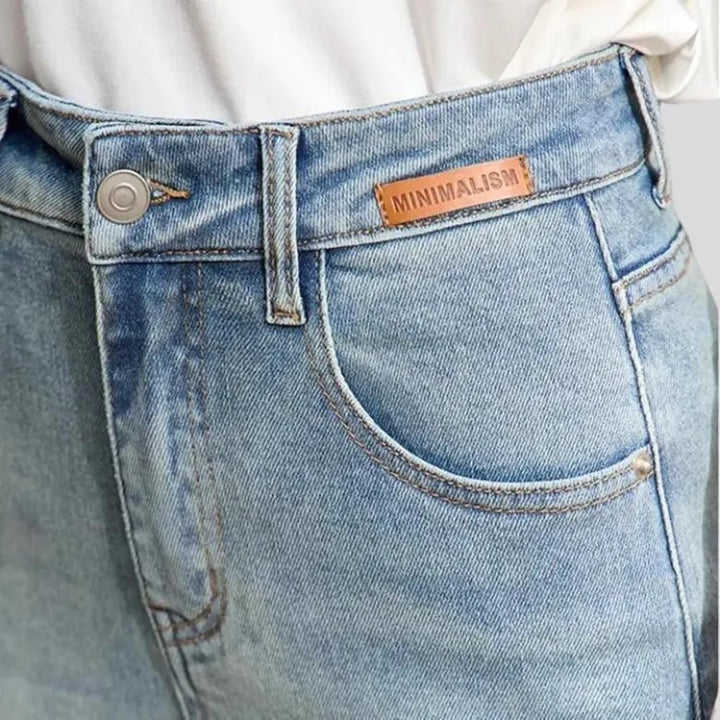 High-waist mom jeans
 for women