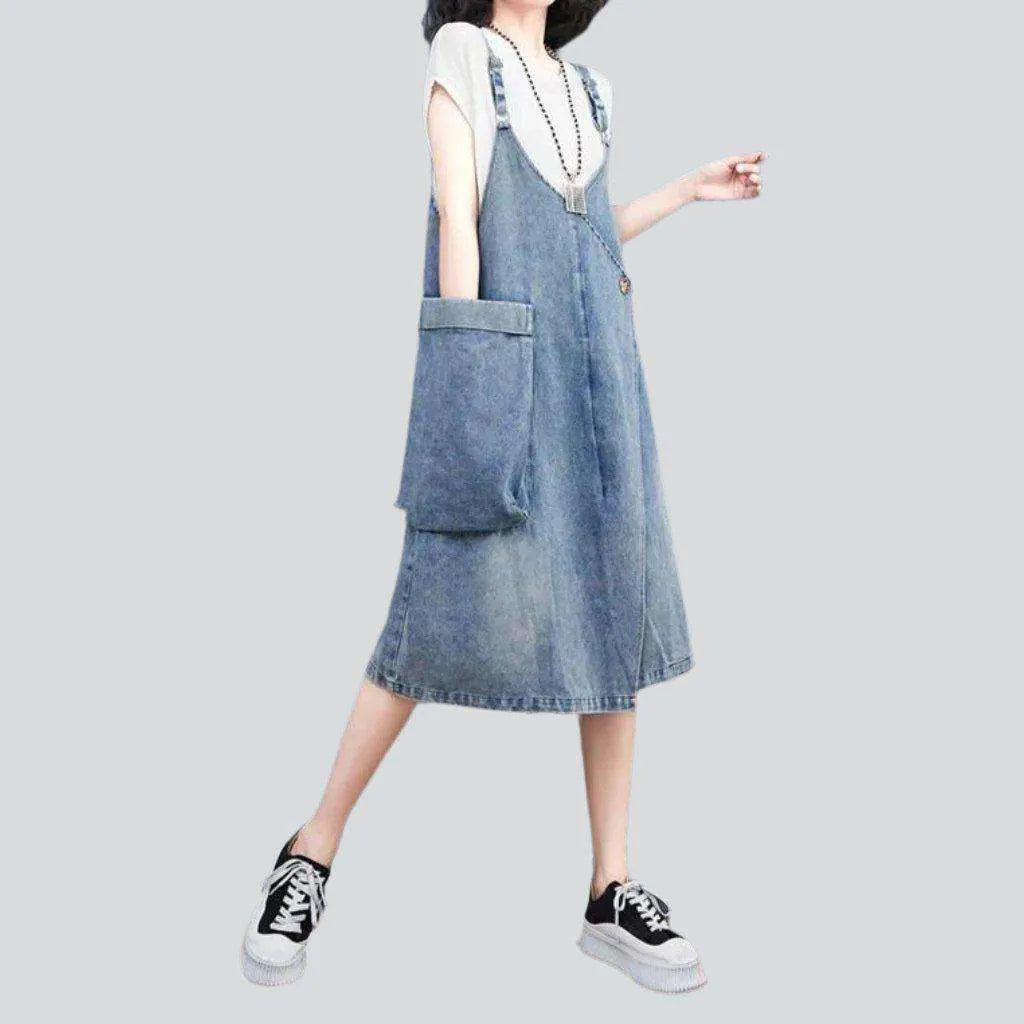 Vintage oversized denim dress