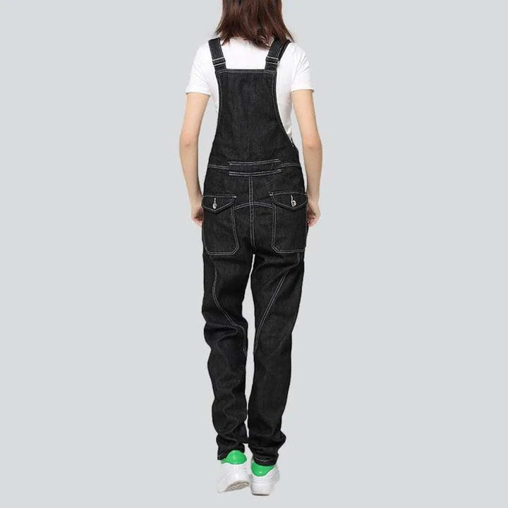 90s style women's denim overall