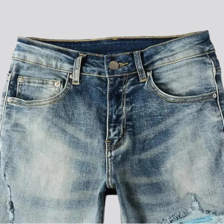 Grunge distressed jeans
 for men