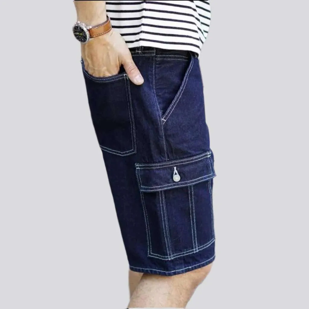 Selvedge men's jeans shorts