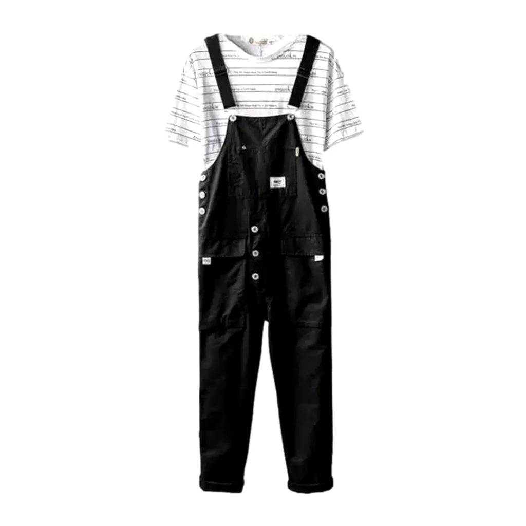 Baggy Men's Jean Overall - Black