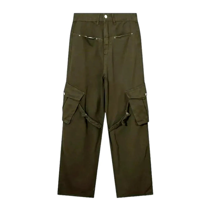 Baggy women's khaki jeans