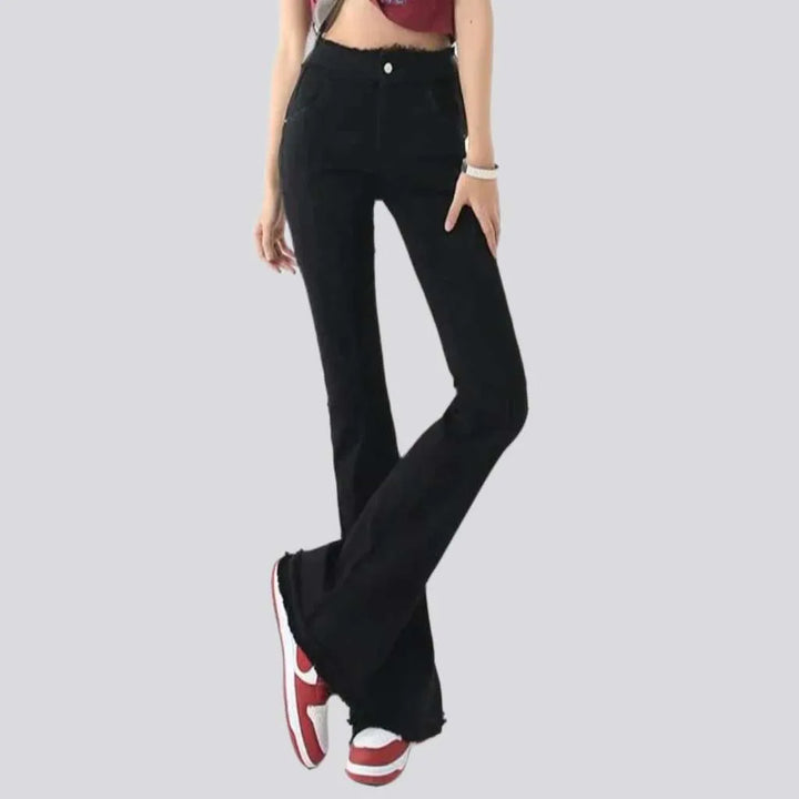 Street women's vintage jeans