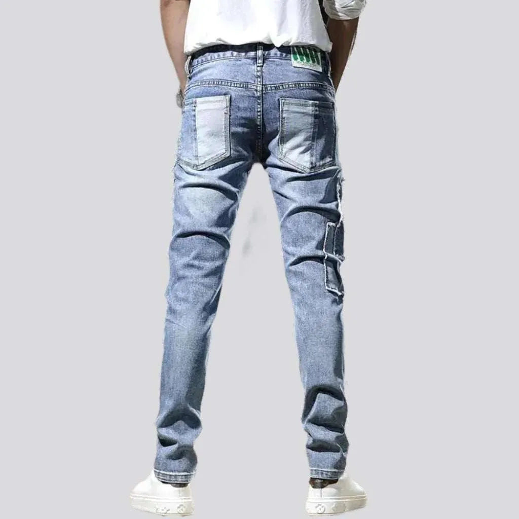 Street men's slim jeans