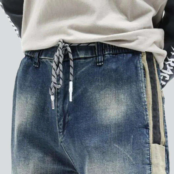 Joggers men's jeans with bands