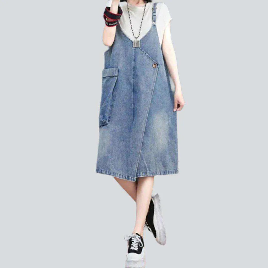 Vintage oversized denim dress