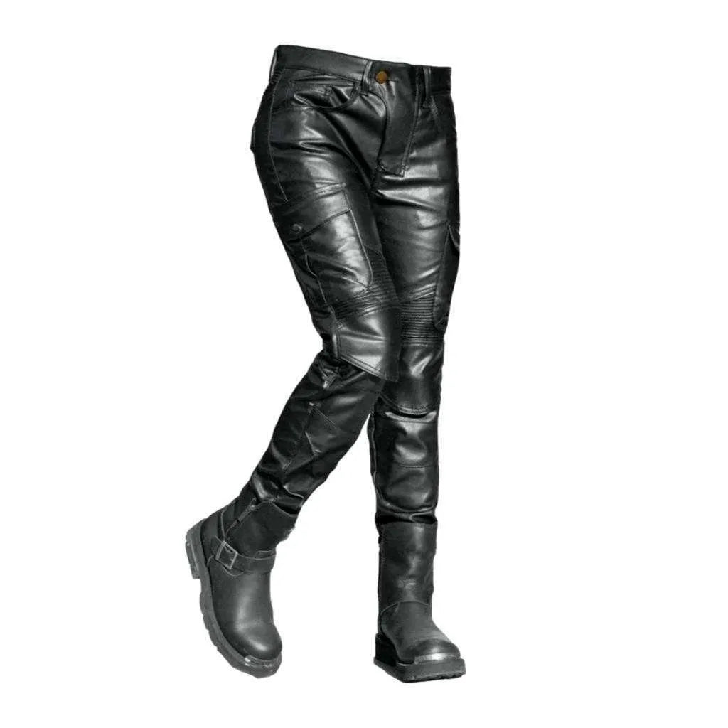 Biker wax jean pants
 for ladies