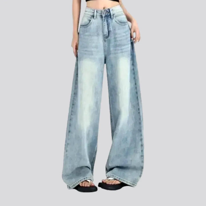 Boho Style High Rise Jeans for Ladies | Jeans4you.shop