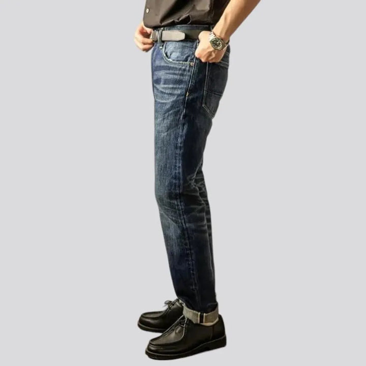 16oz men's self-edge jeans