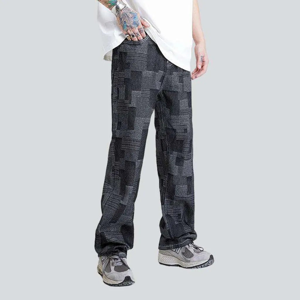 Hip-hop men's baggy jeans