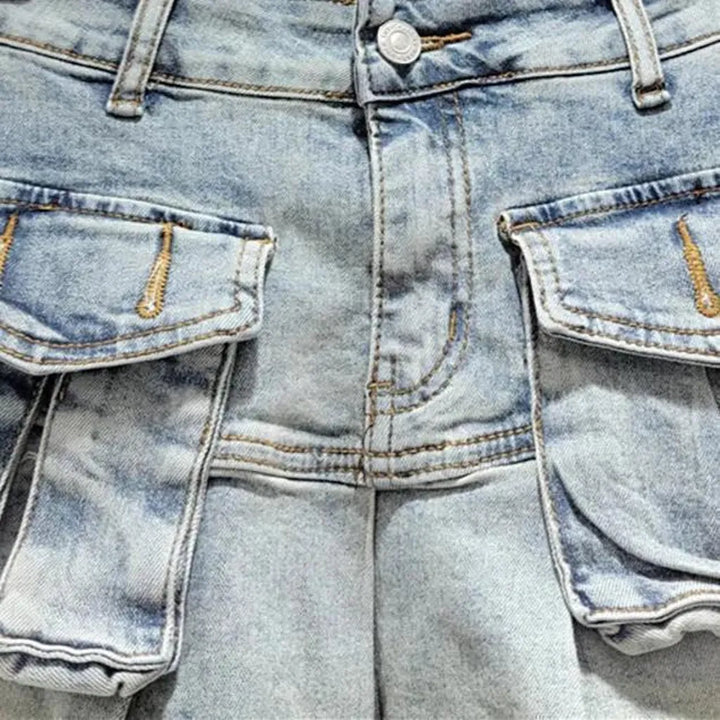 Mini fashion women's denim skort