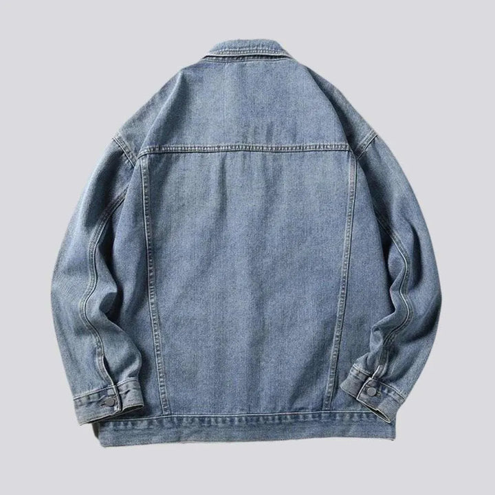 Fashion vintage men's jeans jacket