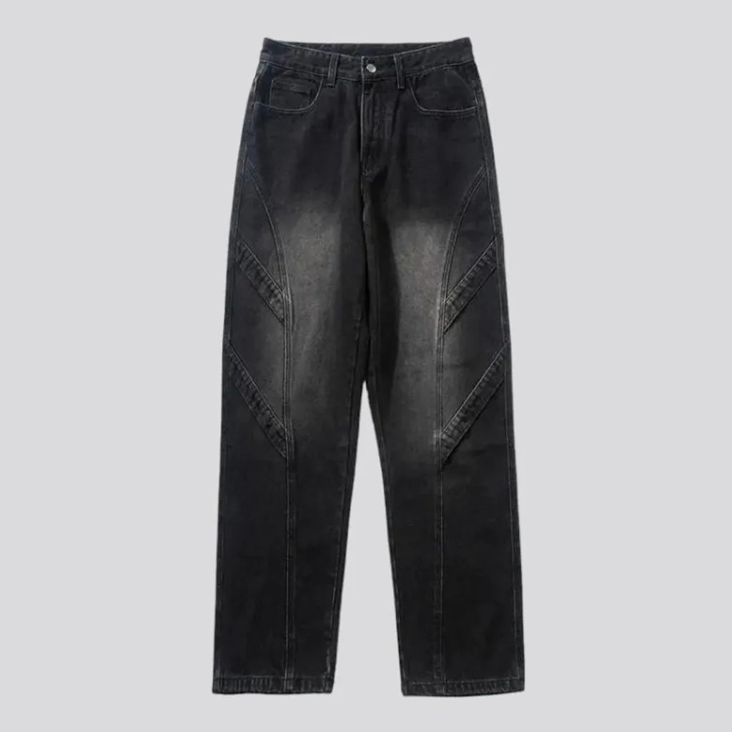 Baggy ground jeans
 for men