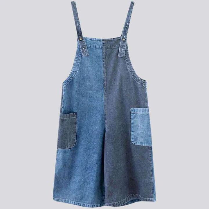 Trendy jean overall for women