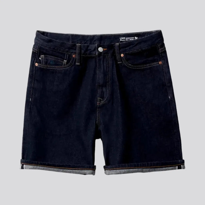 Casual Dark Wash Men's Denim Shorts | Jeans4you.shop