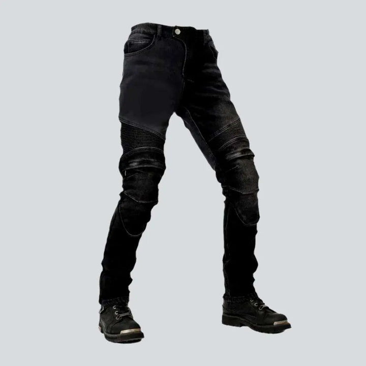 Protective men's moto jeans