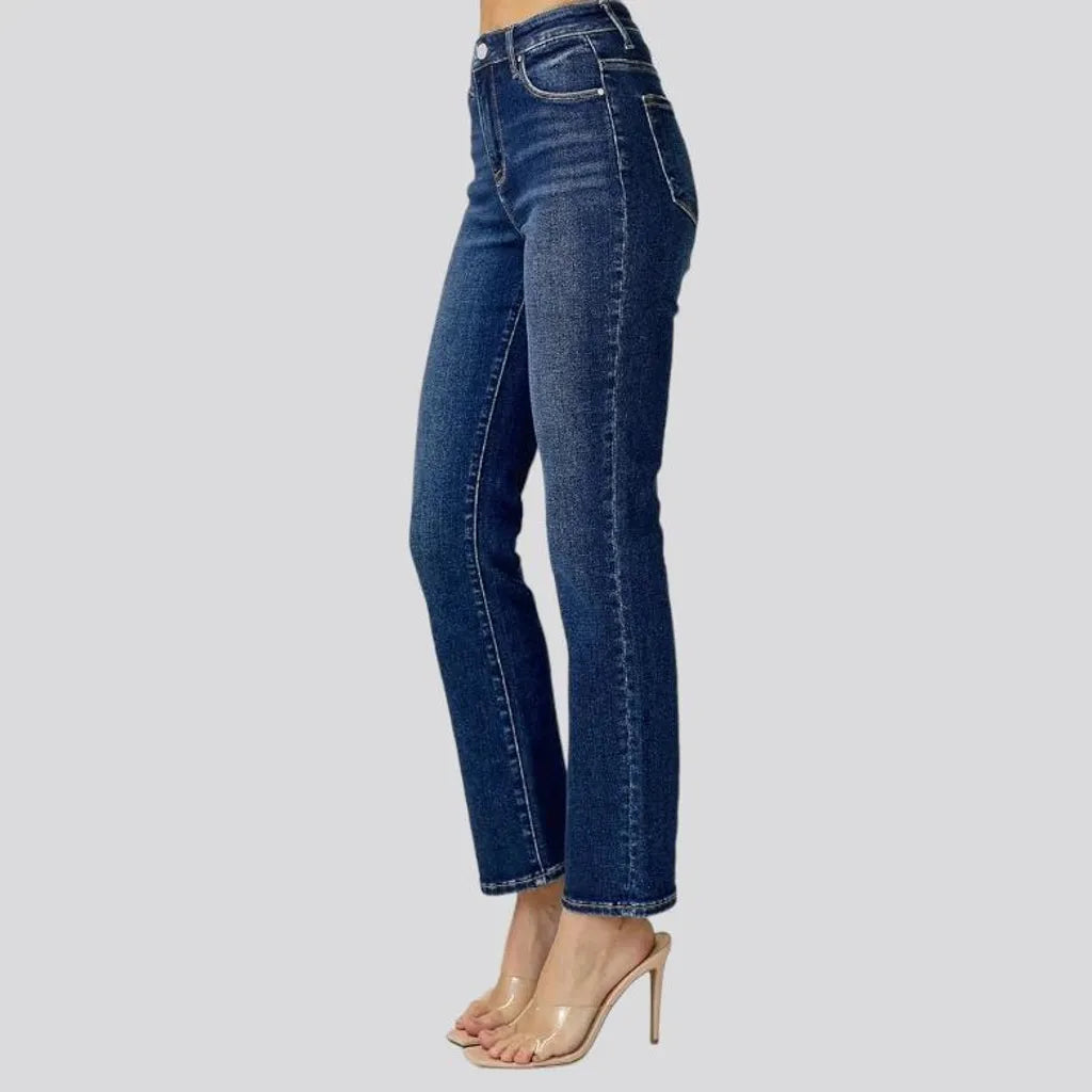 Classic women's cigarette jeans