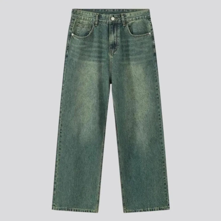 Y2k men's color jeans