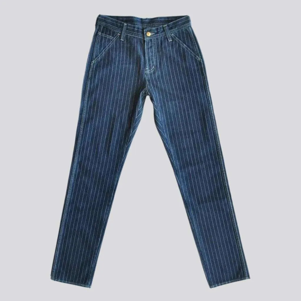 Selvedge men's slim jeans