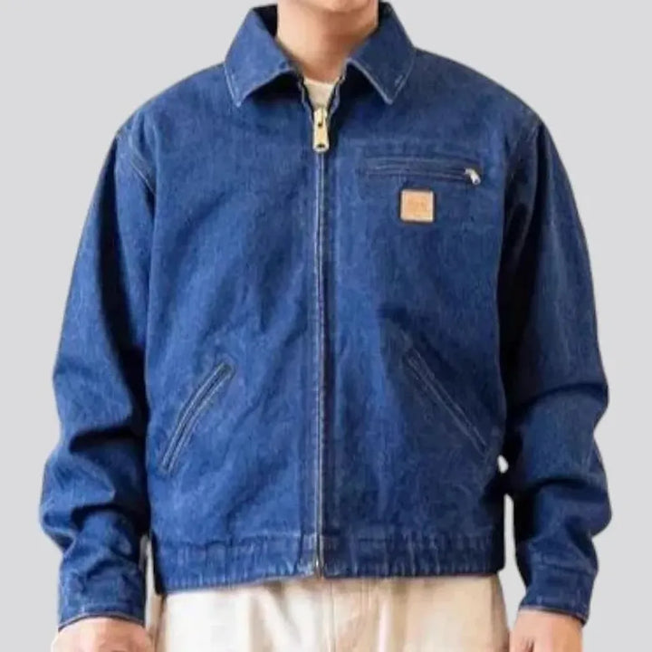 Heavyweight men's jean jacket