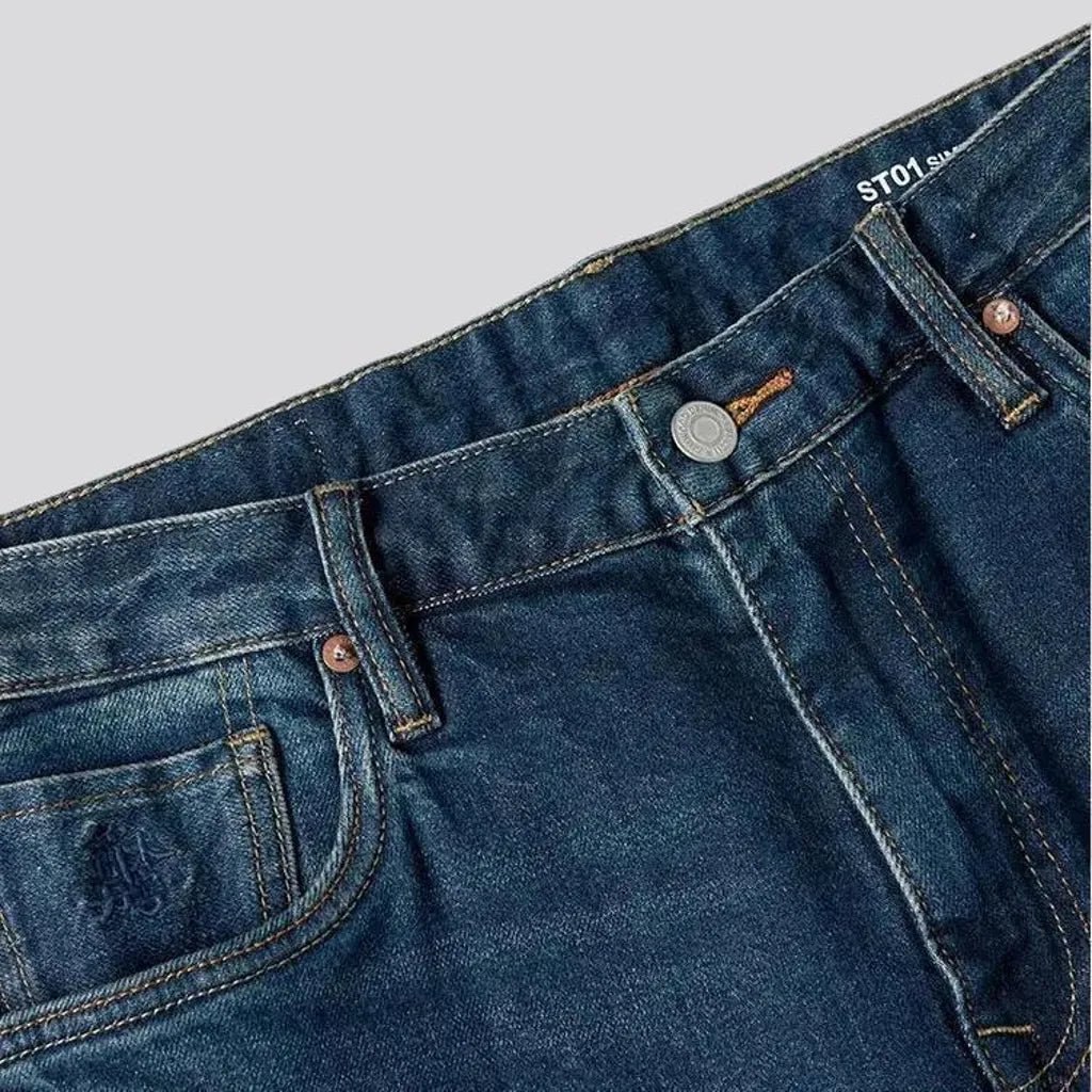 Vintage mid rise tapered men's jeans