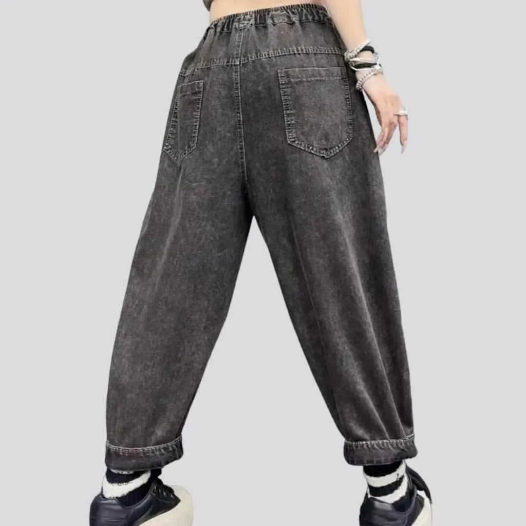 Baggy vintage denim pants
 for women