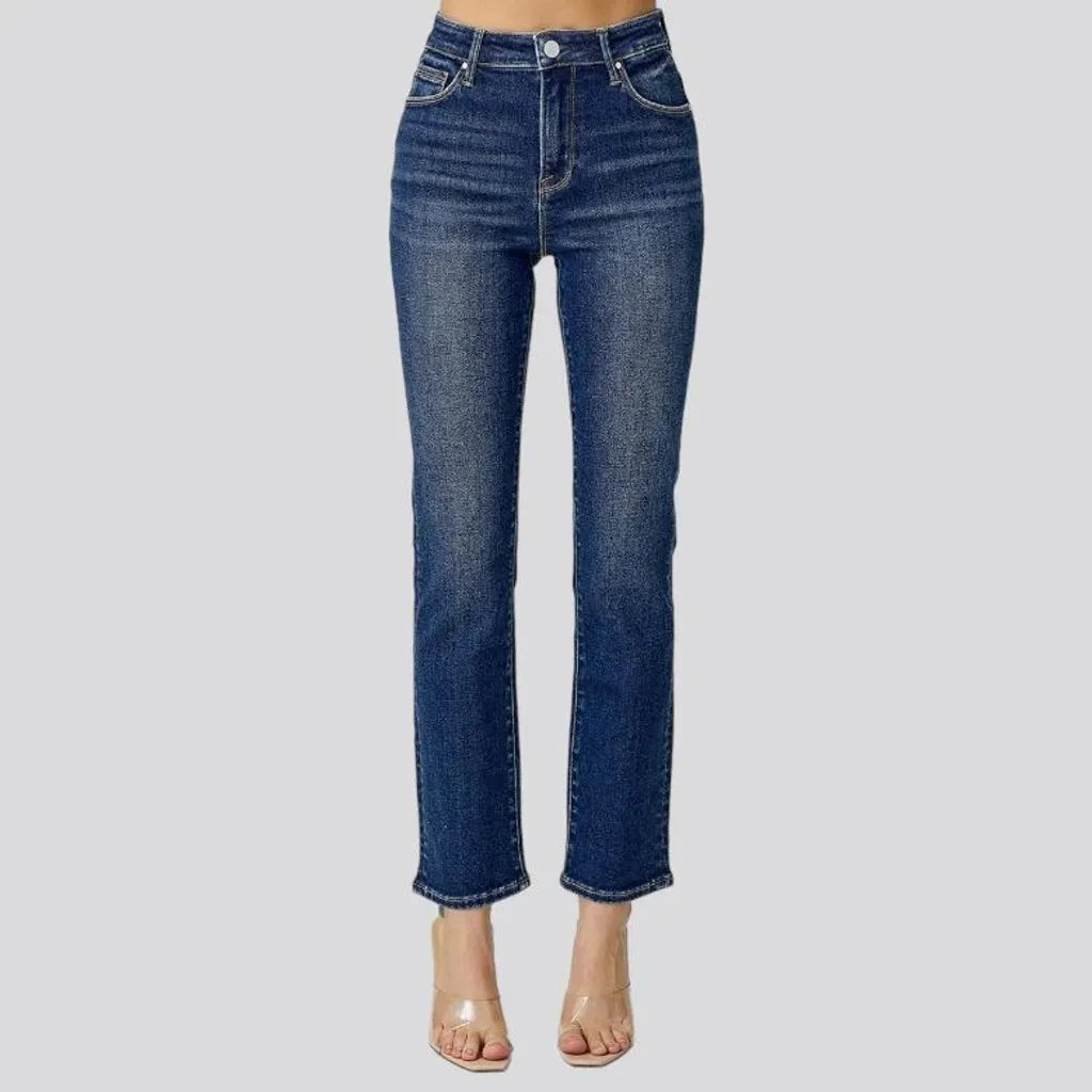 Classic women's cigarette jeans