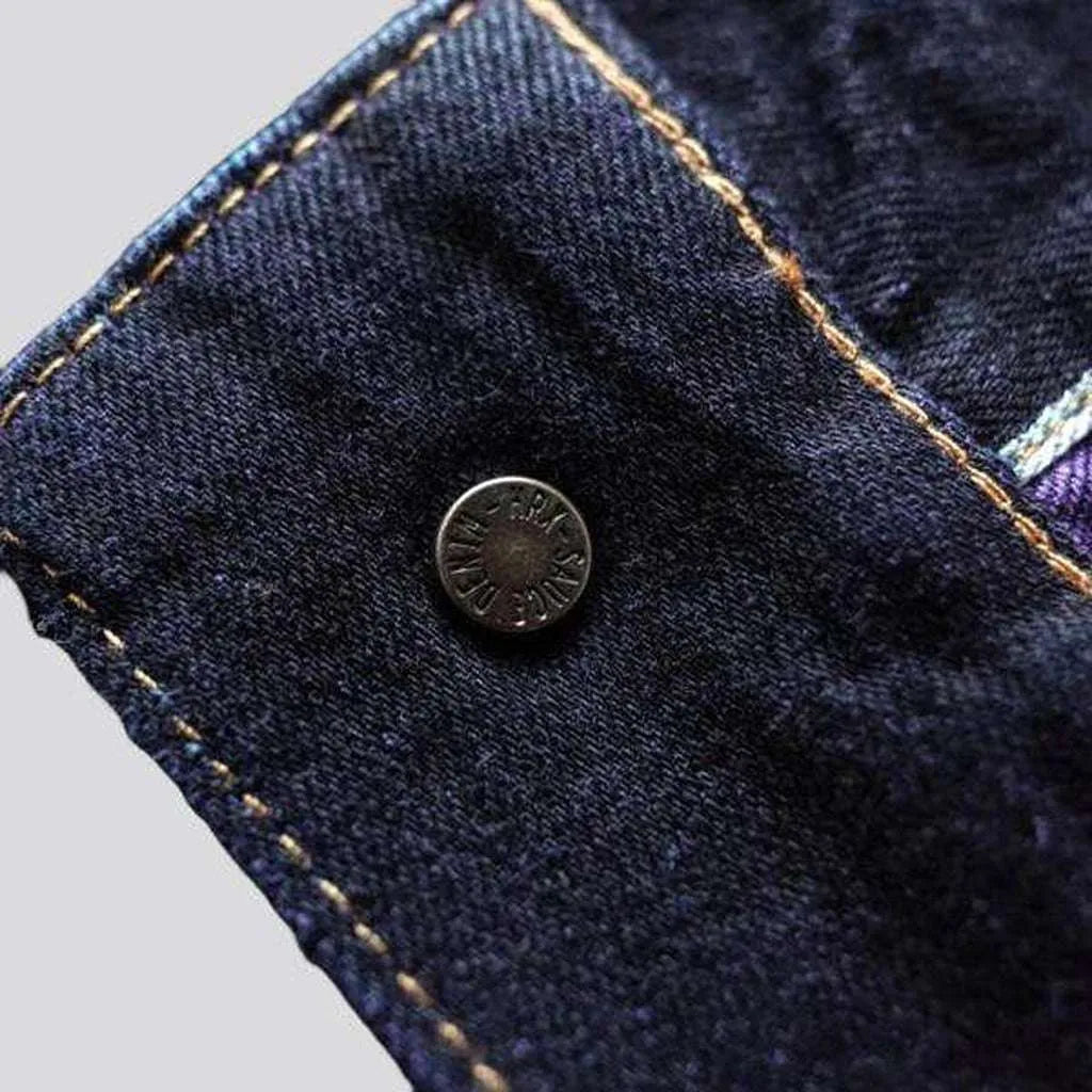 Dark wash selvedge denim jacket