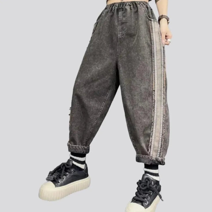 Baggy vintage denim pants
 for women