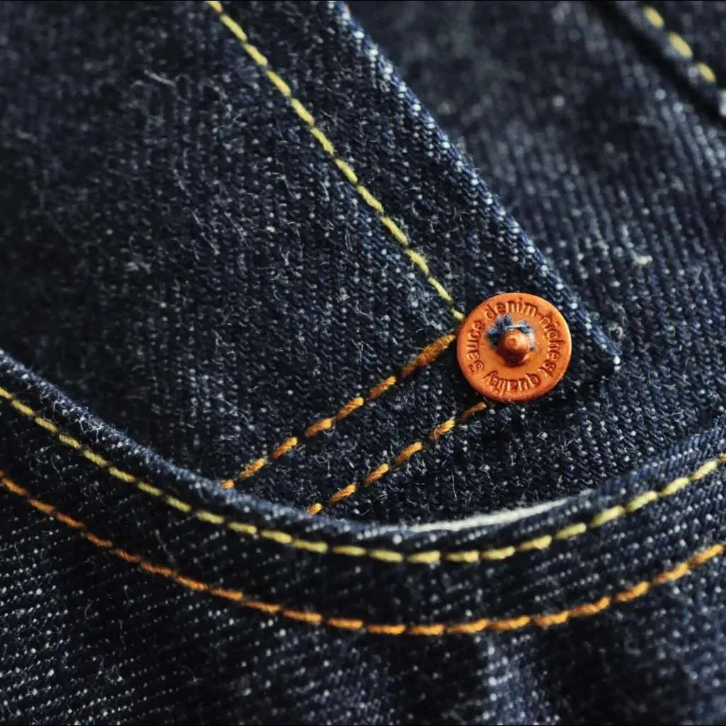 Raw selvedge jeans
 for men