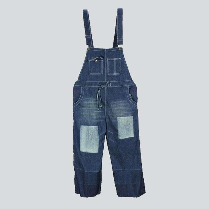 Street style denim dungaree for women