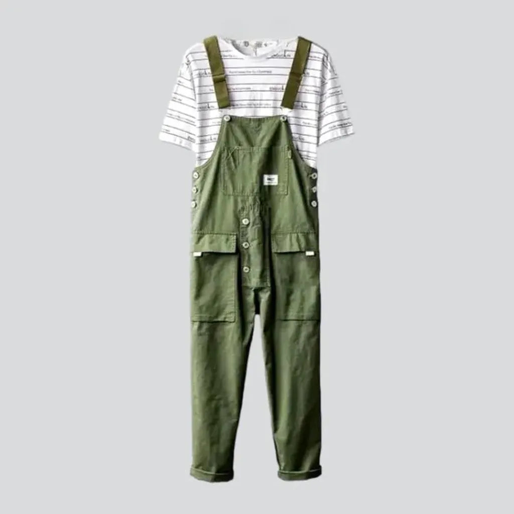 Baggy men's jean overall