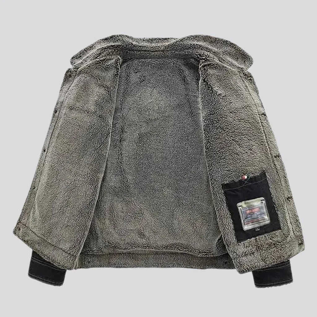 Classic men's denim jacket