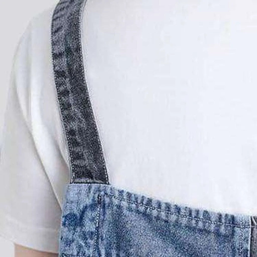 Trendy jean overall for women