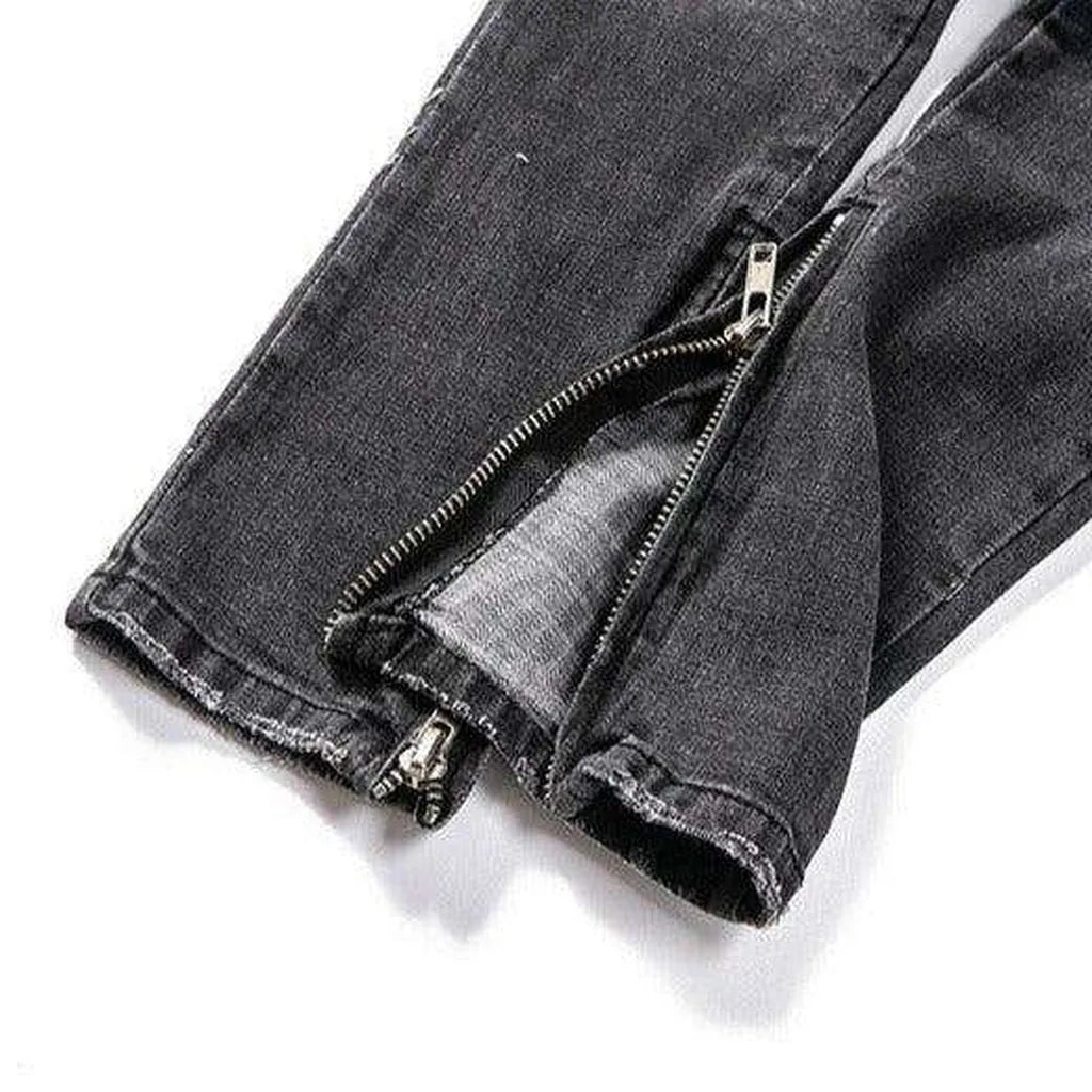 Distressed knees jeans for men