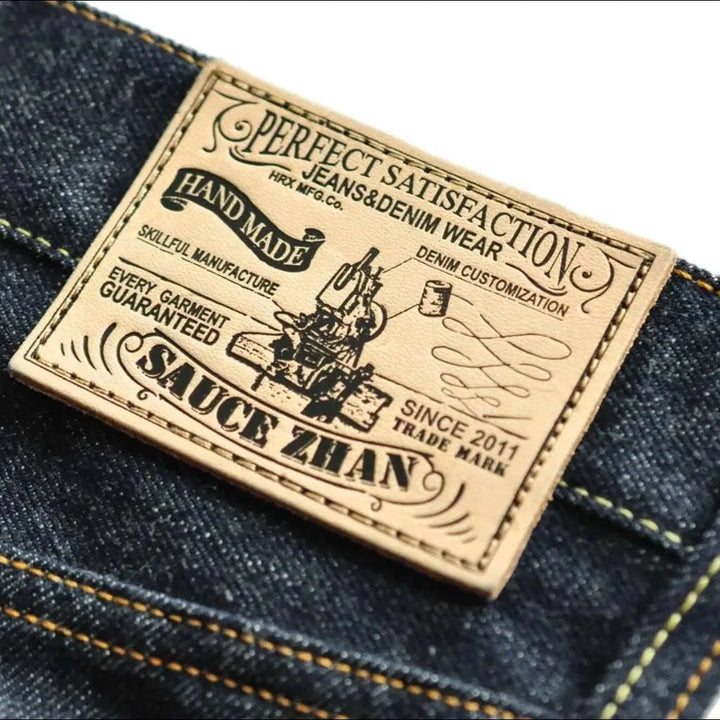 Raw selvedge jeans
 for men