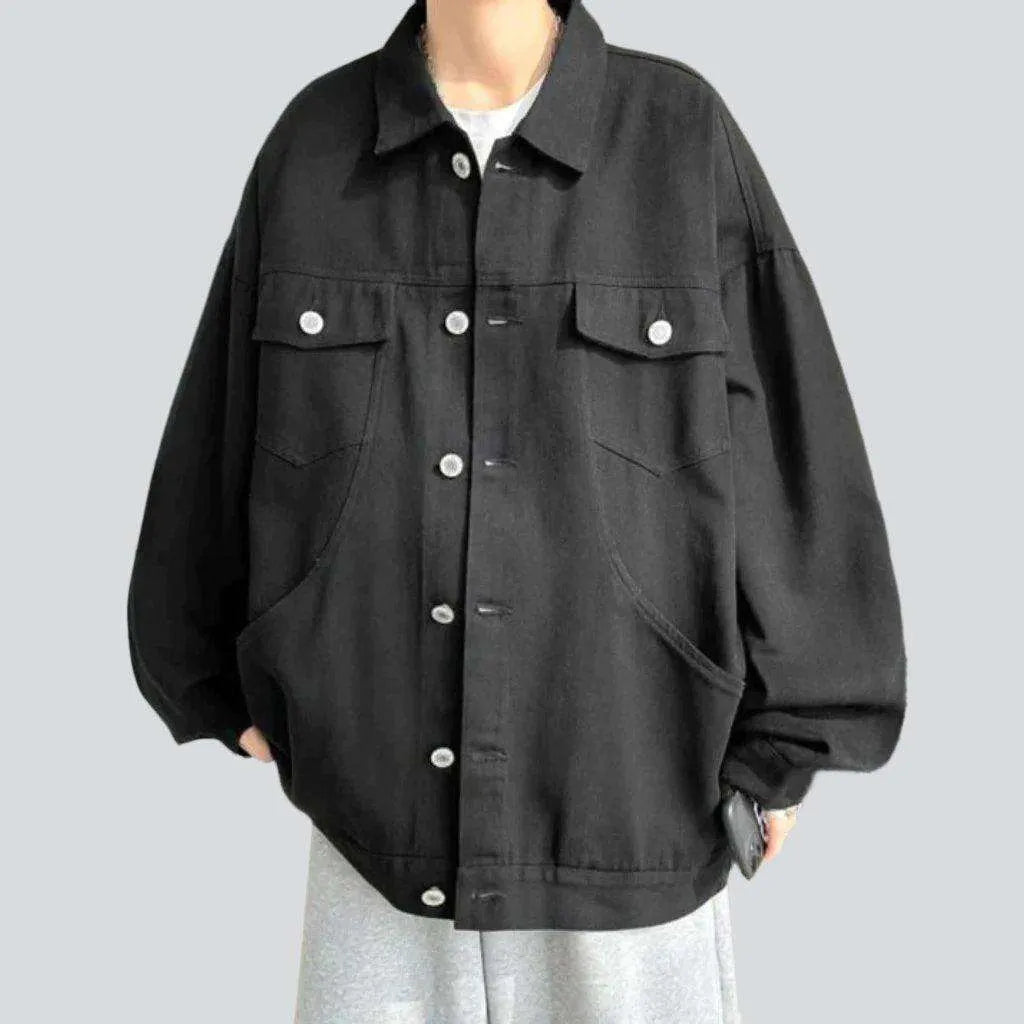 Ultra oversized men's denim jacket