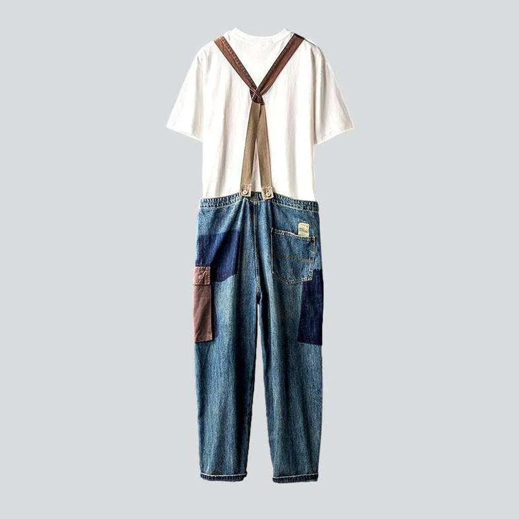 Fashion men's jean overall